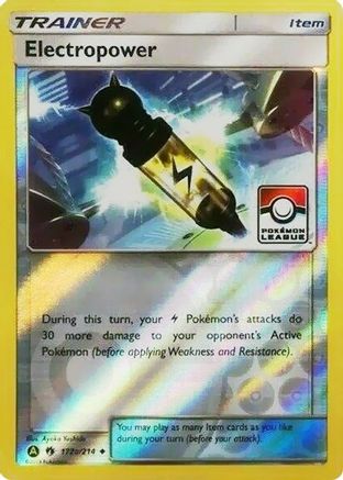Electropower (Pokemon League) 172a/214  - Reverse Holofoil - Promo