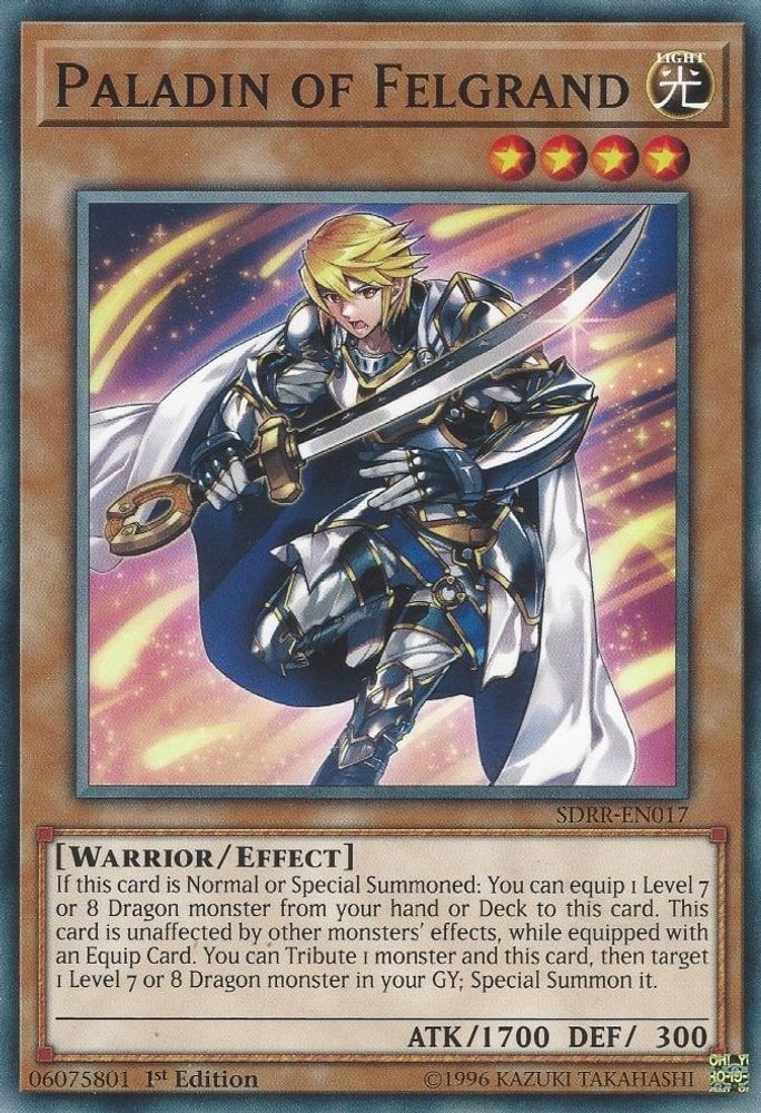 Paladin of Felgrand (SDRR-EN017) - Common