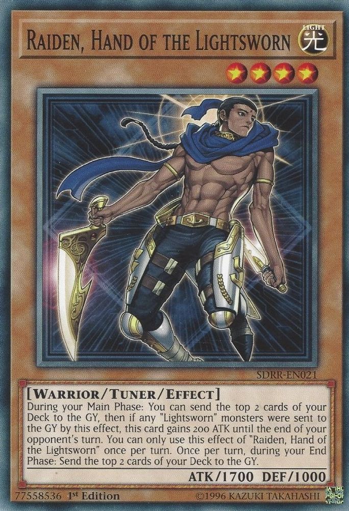 Raiden, Hand of the Lightsworn (SDRR-EN021) - Common