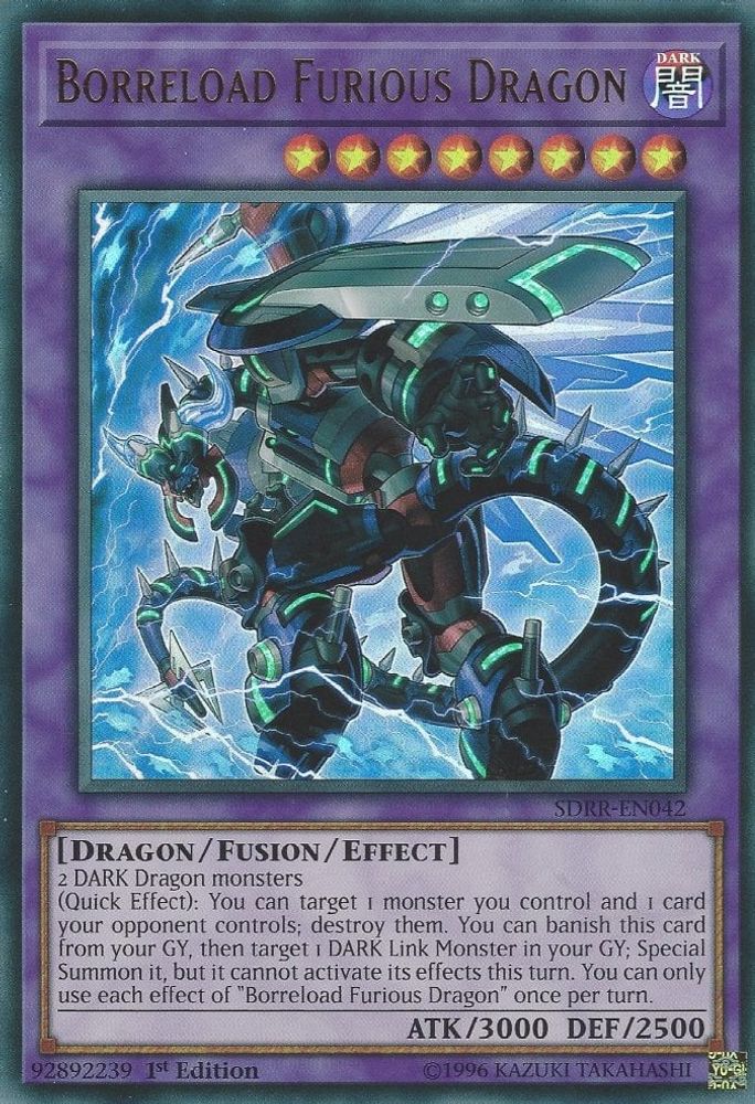 Borreload Furious Dragon (SDRR-EN042) - Ultra Rare