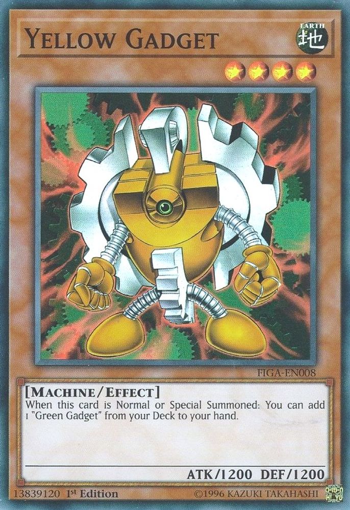 Yellow Gadget (FIGA-EN008) - Super Rare