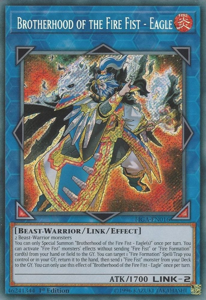 Brotherhood of the Fire Fist - Eagle (FIGA-EN016) - Secret Rare