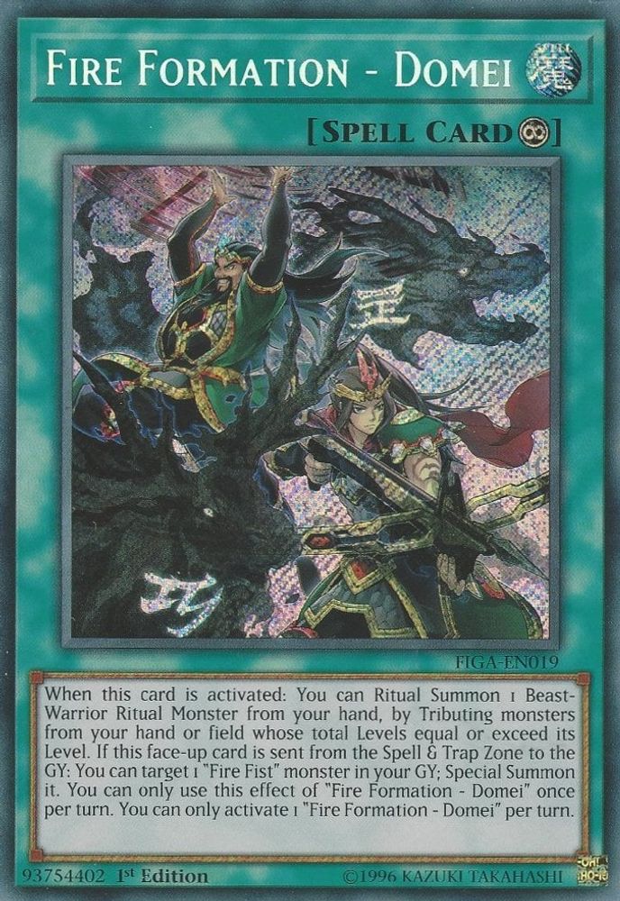 Fire Formation - Domei (FIGA-EN019) - Secret Rare