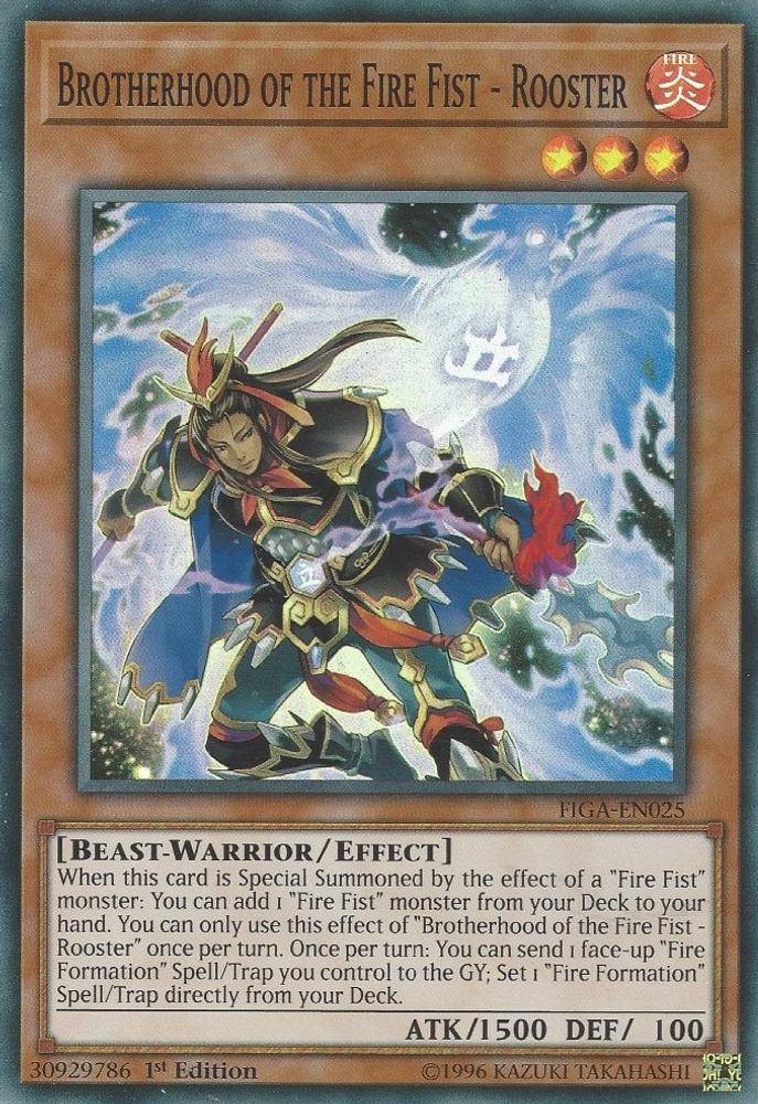 Brotherhood of the Fire Fist - Rooster (FIGA-EN025) - Super Rare