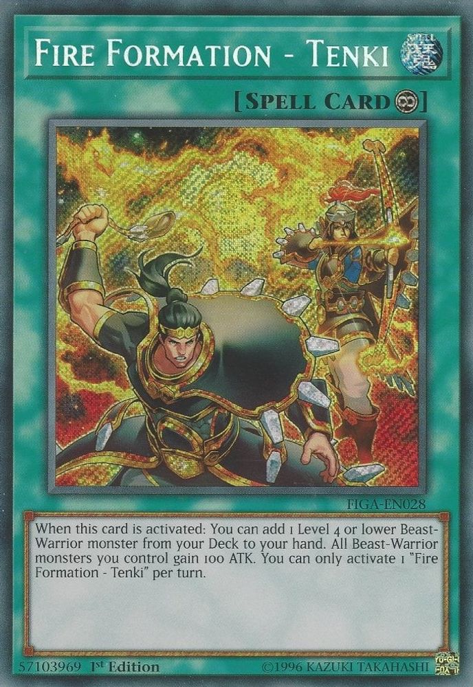 Fire Formation - Tenki (FIGA-EN028) - Secret Rare