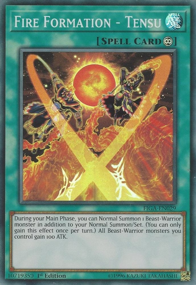Fire Formation - Tensu (FIGA-EN029) - Super Rare