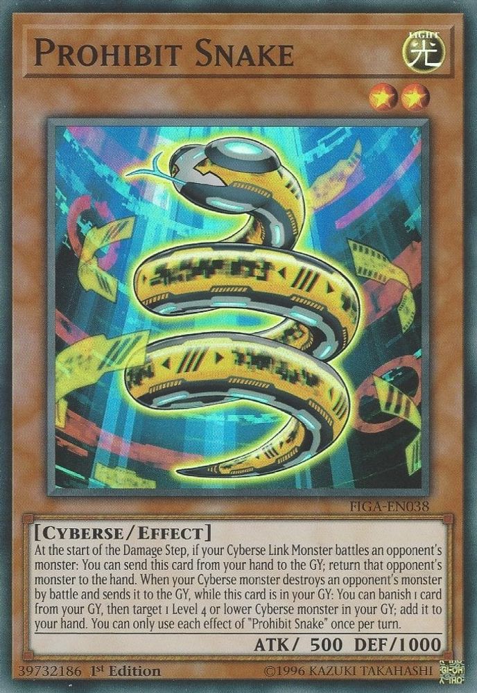 Prohibit Snake (FIGA-EN038) - Super Rare