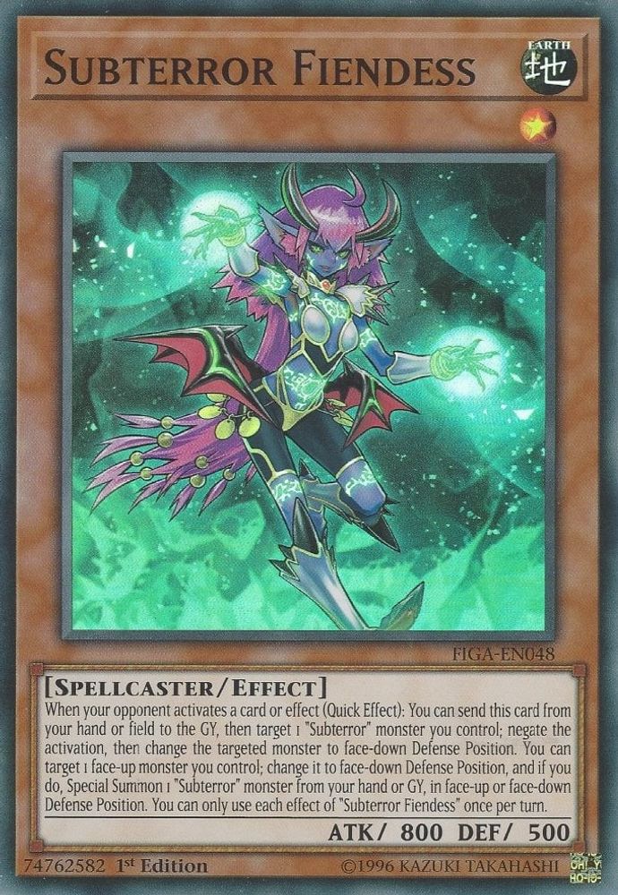 Subterror Fiendess (FIGA-EN048) - Super Rare
