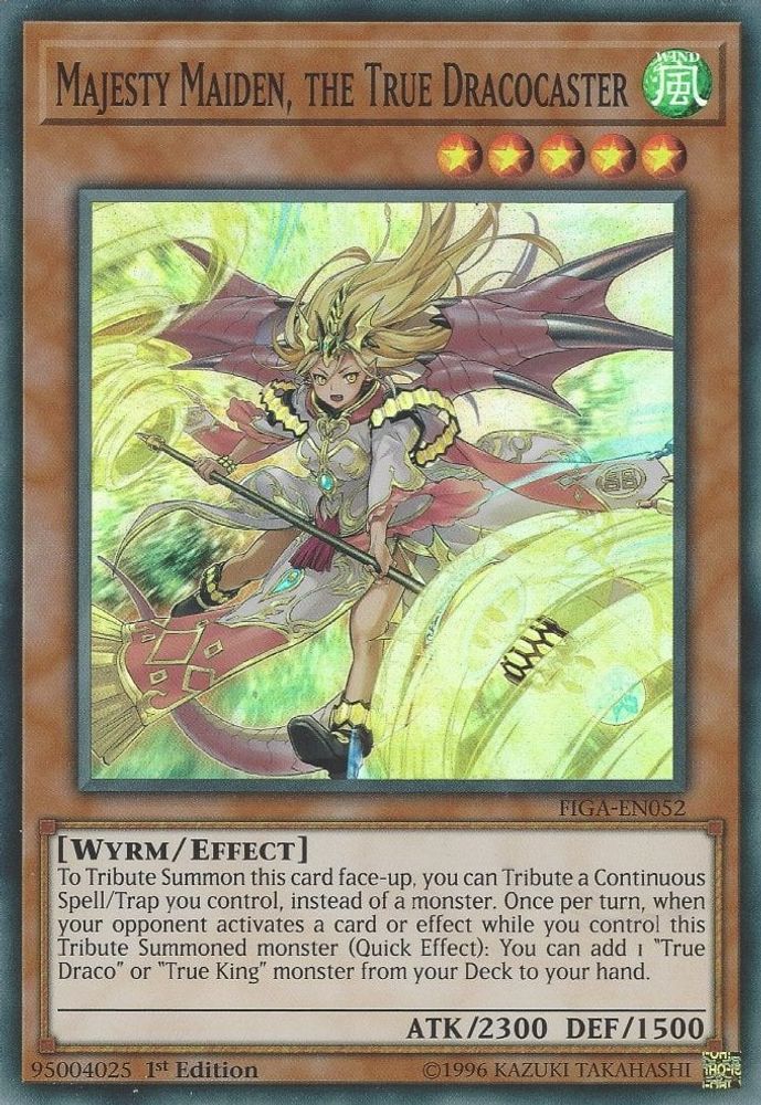 Majesty Maiden, the True Dracocaster (FIGA-EN052) - Super Rare