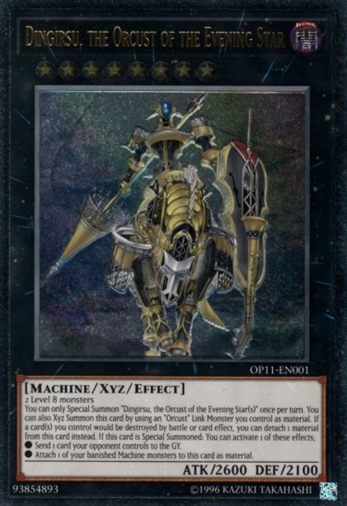 Dingirsu, the Orcust of the Evening Star (UTR) (OP11-EN001) - Ultimate Rare