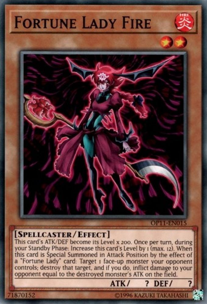 Fortune Lady Fire (OP11-EN015) - Common