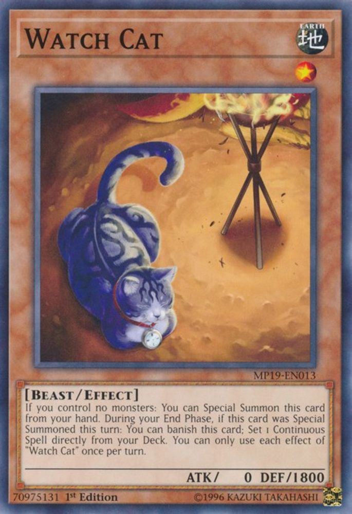 Montre Chat [MP19-EN013] Commun 