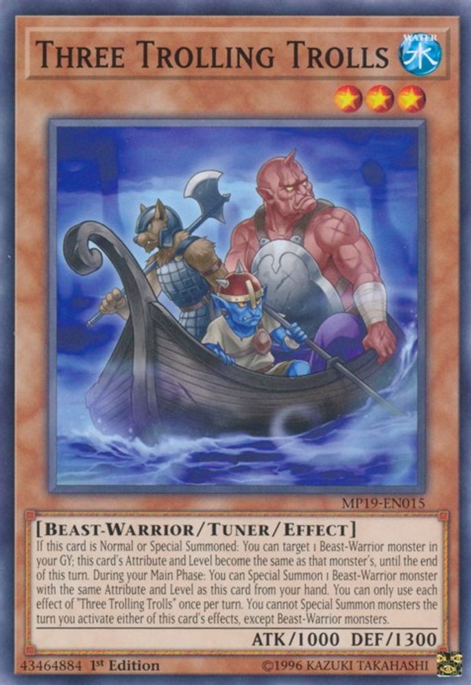 Three Trolling Trolls (MP19-EN015) - Common