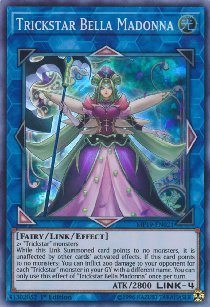 Trickstar Bella Madonna (MP19-EN021) - Super Rare