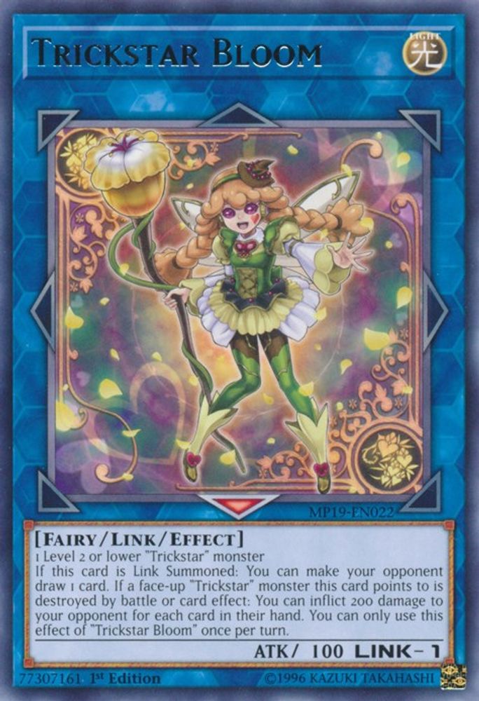 Trickstar Bloom (MP19-EN022) - Rare