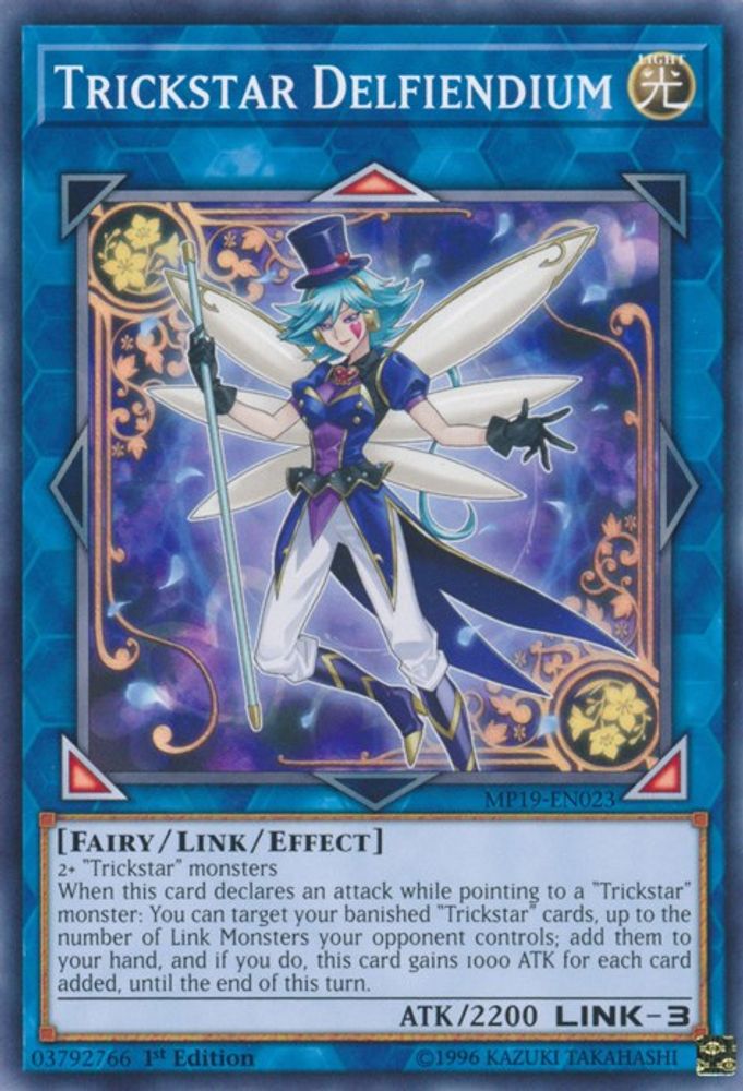 Trickstar Delfiendium [MP19-EN023] Commun 