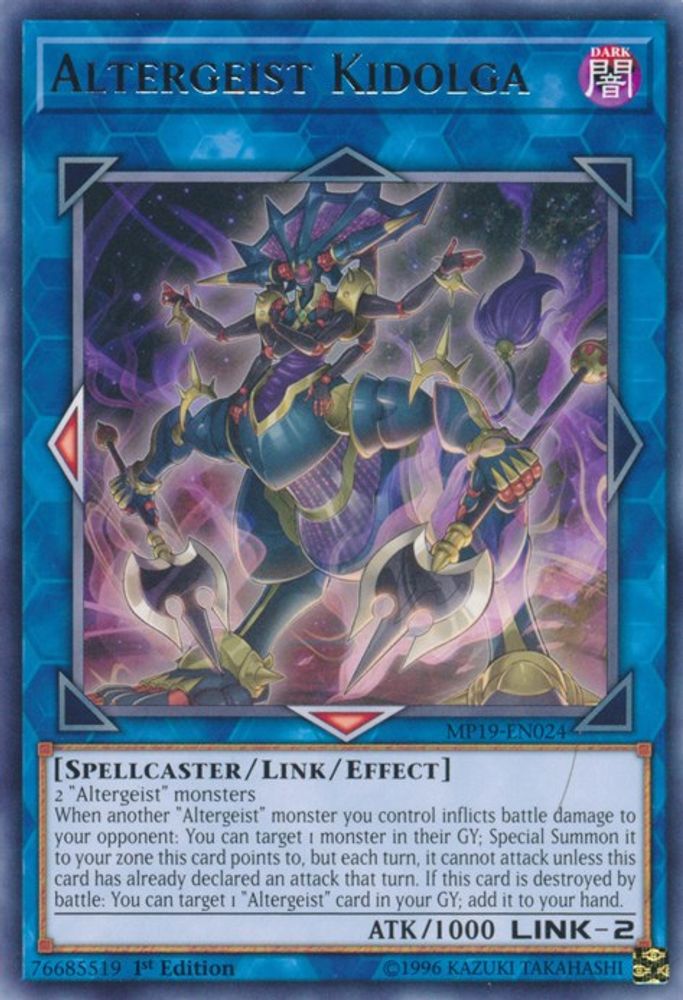 Altergeist Kidolga [MP19-EN024] Rare 