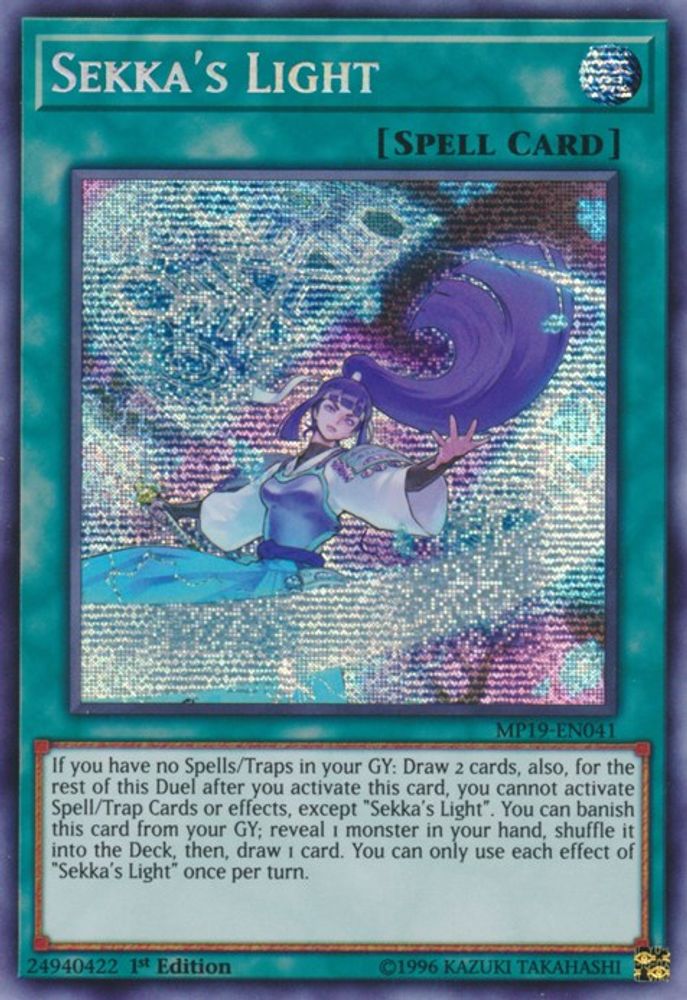 Sekka's Light (MP19-EN041) - Prismatic Secret Rare