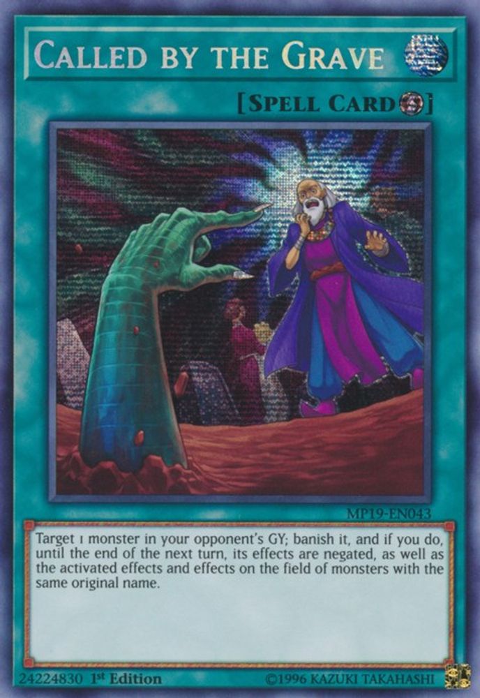 Called by the Grave (MP19-EN043) - Prismatic Secret Rare