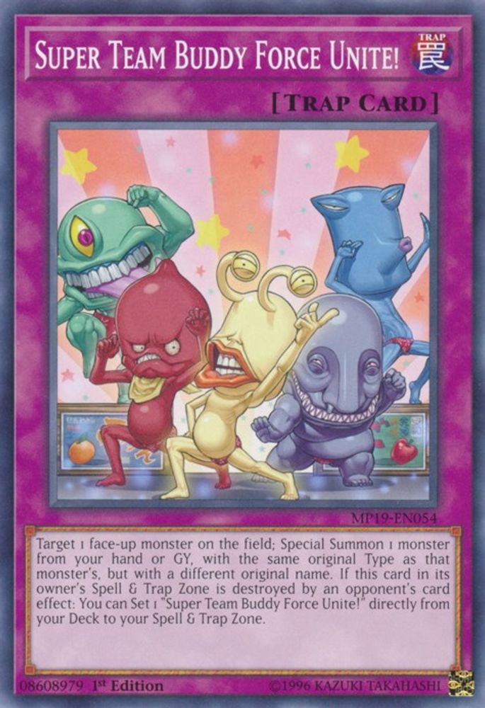 Super Team Buddy Force Unite! (MP19-EN054) - Common