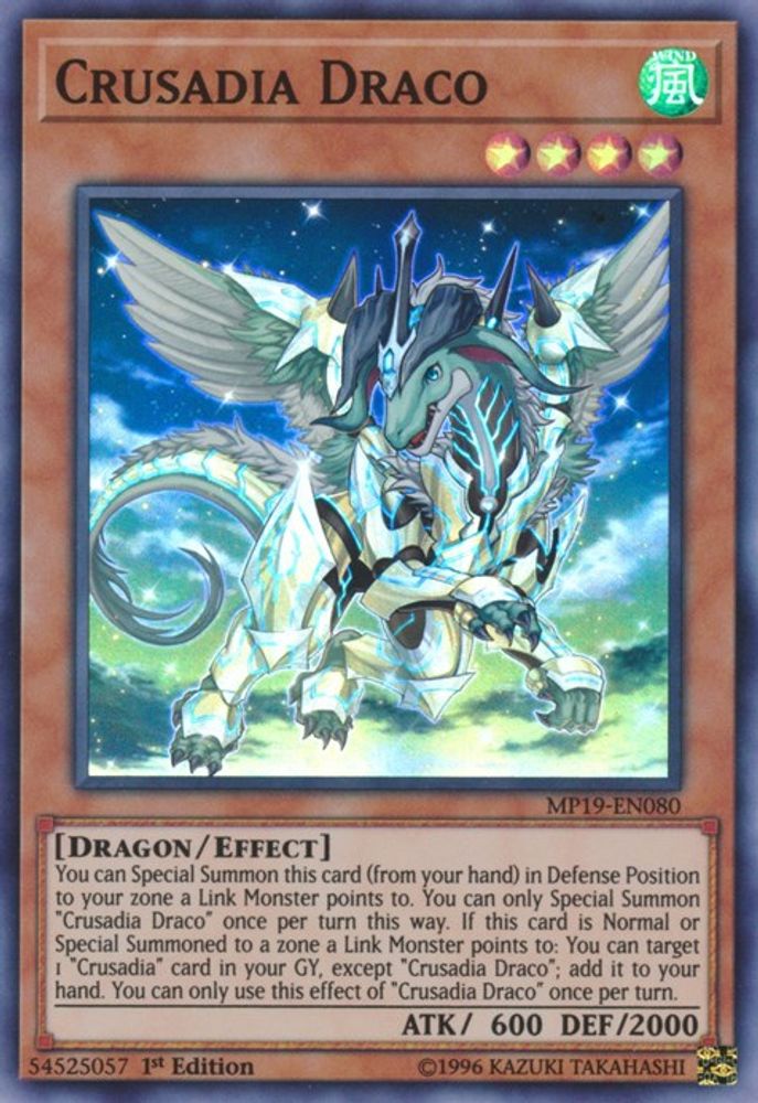Crusadia Draco [MP19-EN080] Super Rare 