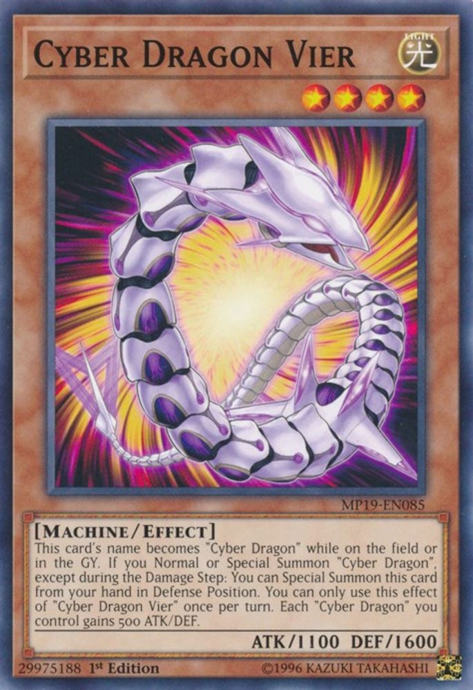 Cyber ​​Dragon Vier [MP19-EN085] Commun 
