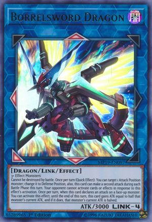 Dragon Épée Borrel [MP19-EN097] Ultra Rare 