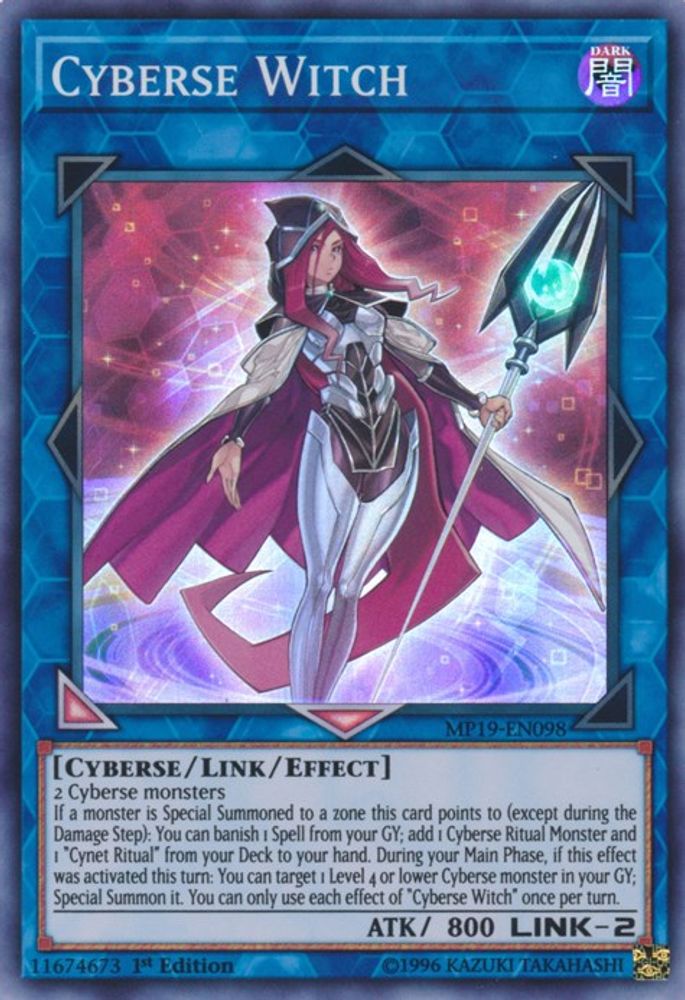 Cyberse Witch (MP19-EN098) - Super Rare