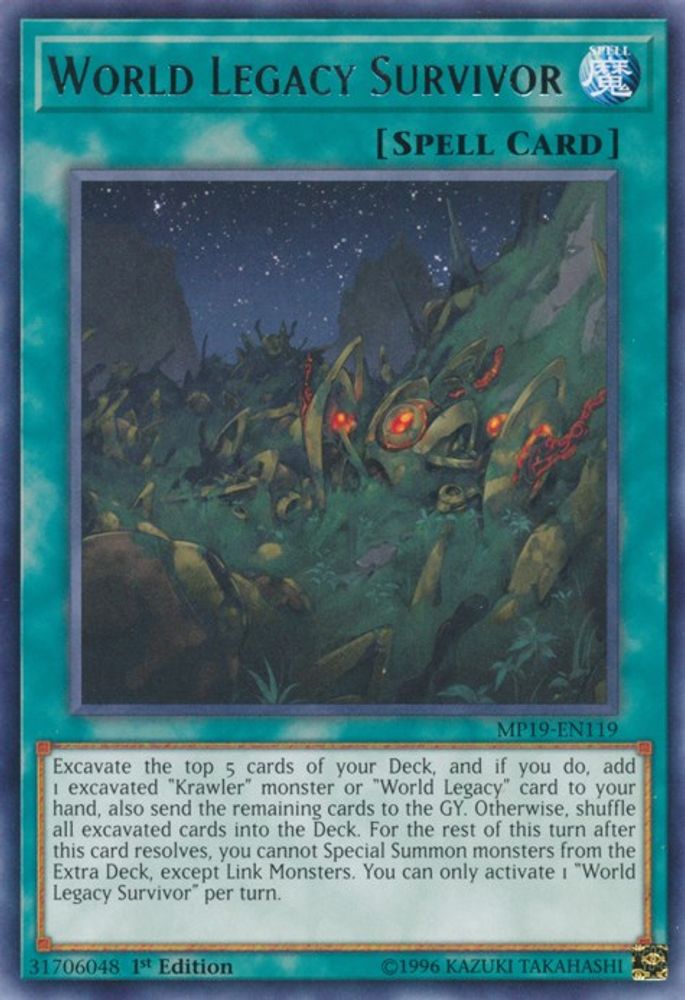 Survivant de l'héritage mondial [MP19-EN119] Rare 