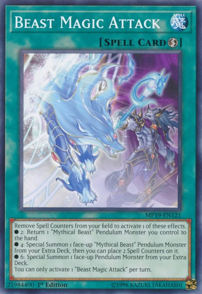 Beast Magic Attack (MP19-EN121) - Common