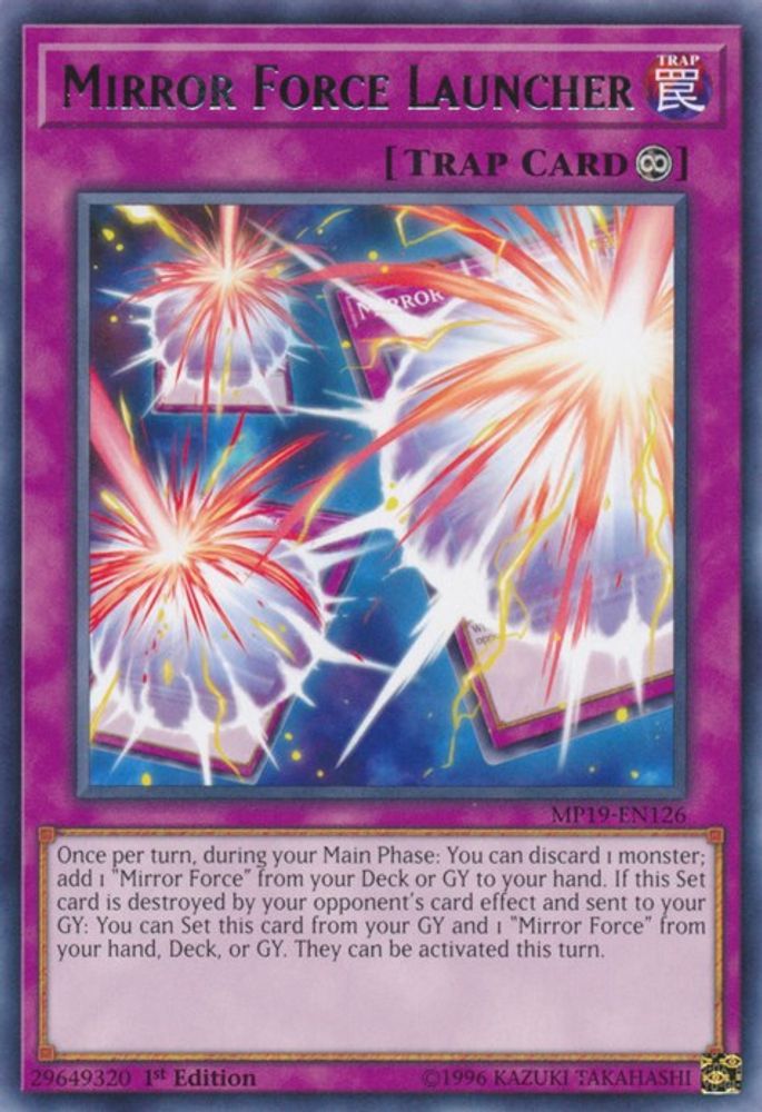 Mirror Force Launcher (MP19-EN126) - Rare