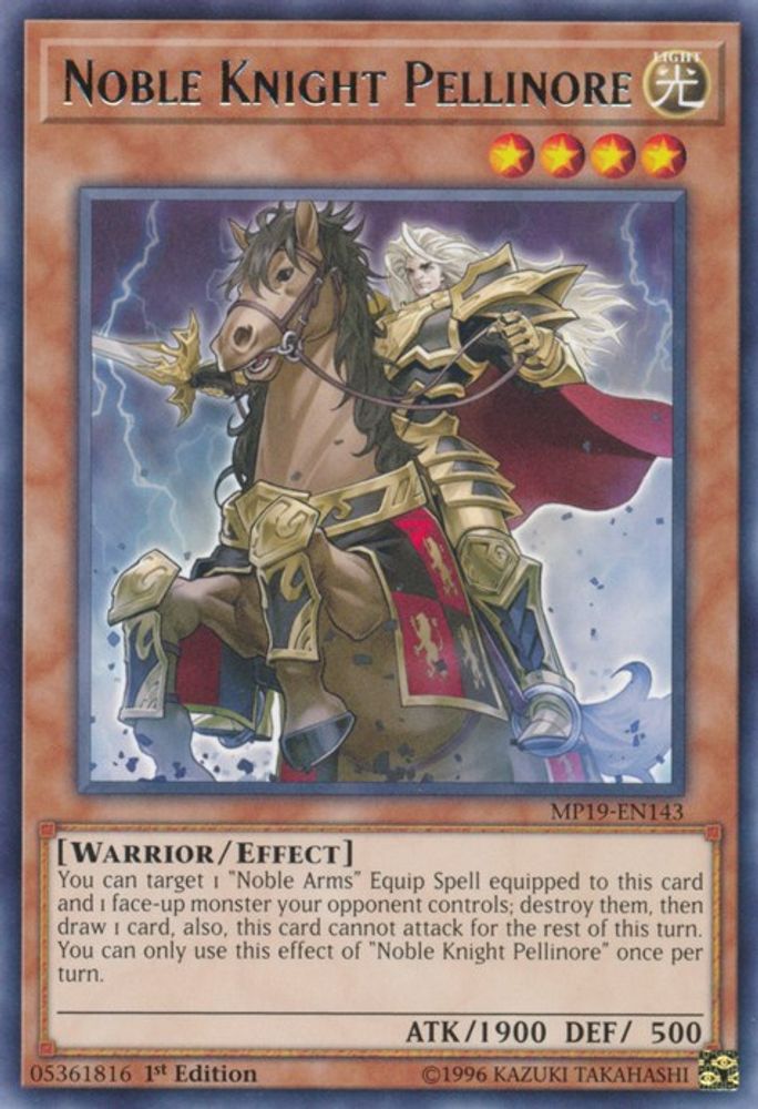 Noble Knight Pellinore (MP19-EN143) - Rare