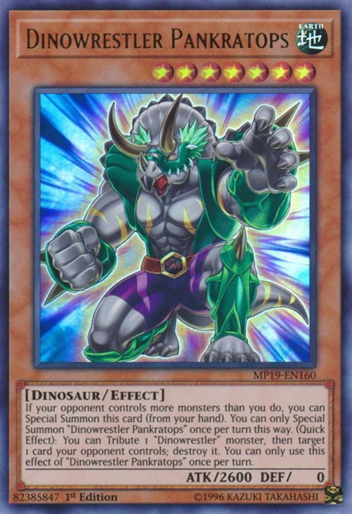 Dinowrestler Pankratops (MP19-EN160) - Ultra Rare