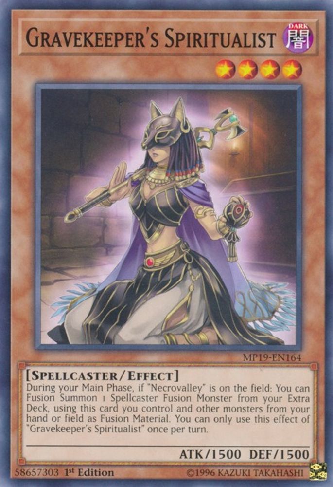 Gravekeeper's Spiritualist (MP19-EN164) - Common