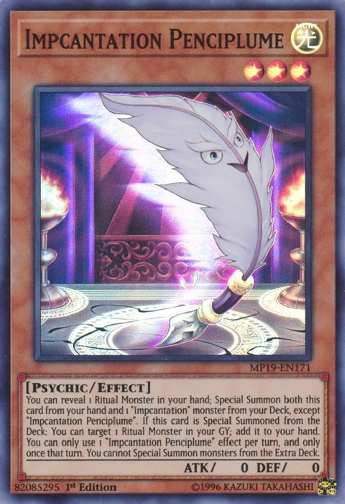 Impcantation Penciplume (MP19-EN171) - Super Rare