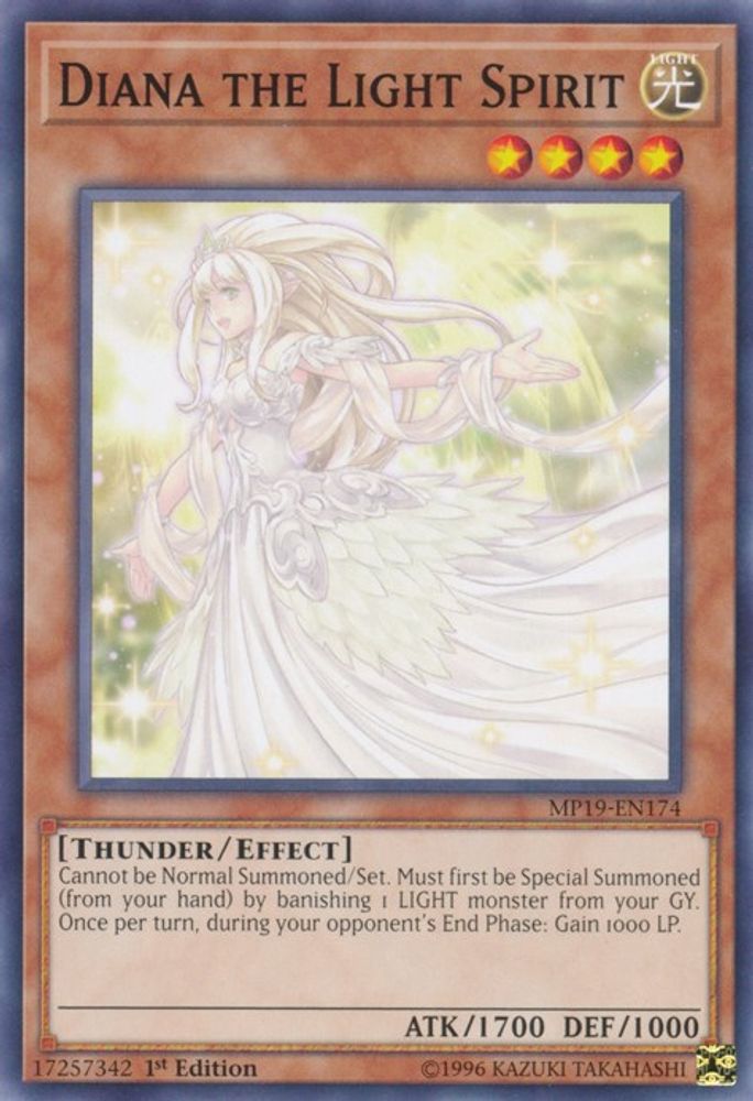 Diana the Light Spirit (MP19-EN174) - Common
