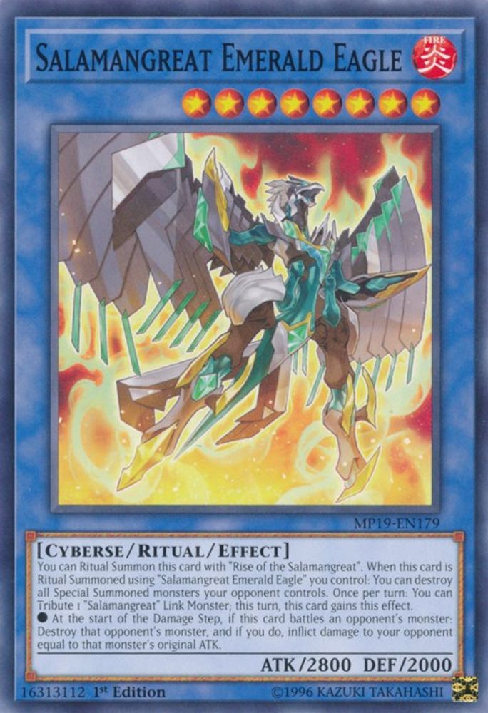Salamangreat Emerald Eagle (MP19-EN179) - Common