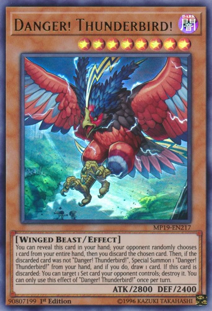 Danger! Oiseau-tonnerre ! [MP19-FR217] Ultra-rare 