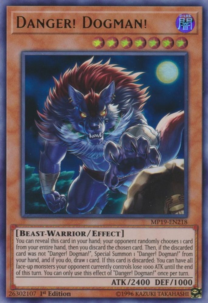 Danger! Homme-chien ! [MP19-FR218] Ultra-rare 