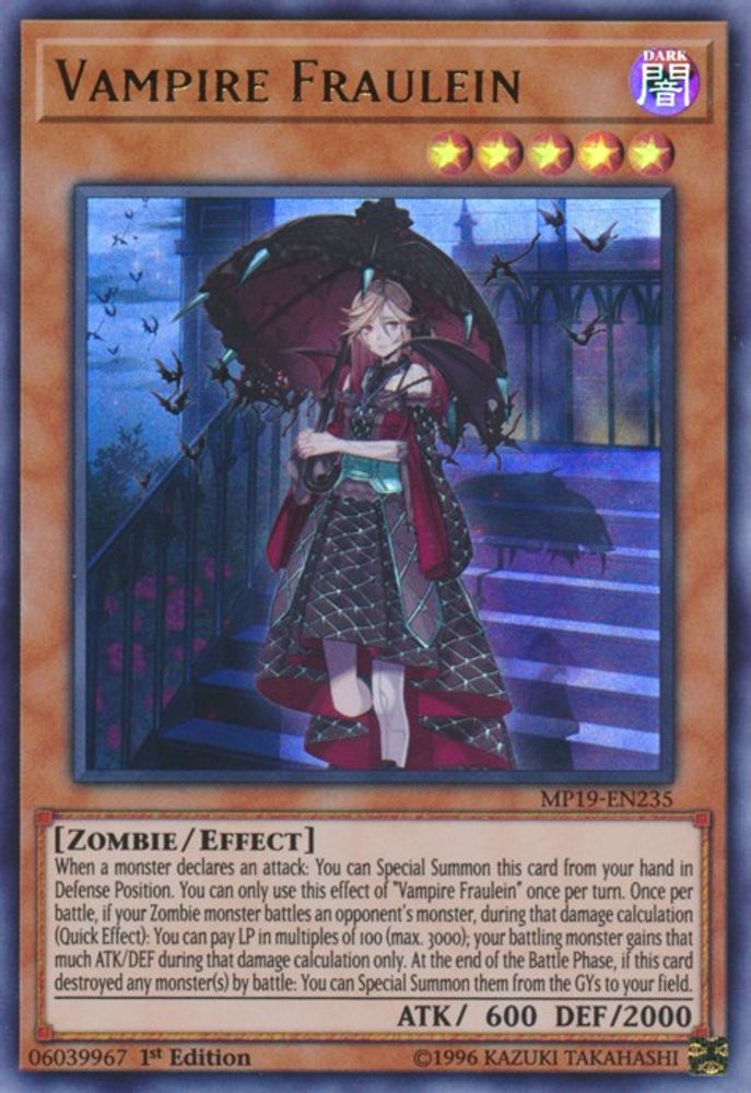 Vampire Fraulein (MP19-EN235) - Ultra Rare
