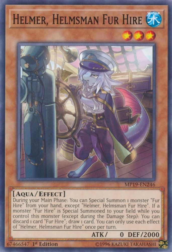 Helmer, Helmsman Fur Hire (MP19-EN246) - Common