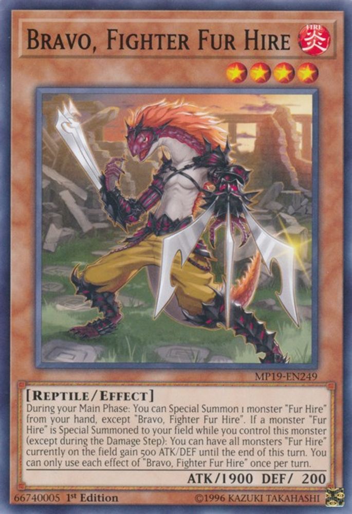 Bravo, Fighter Fur Hire (MP19-EN249) - Common