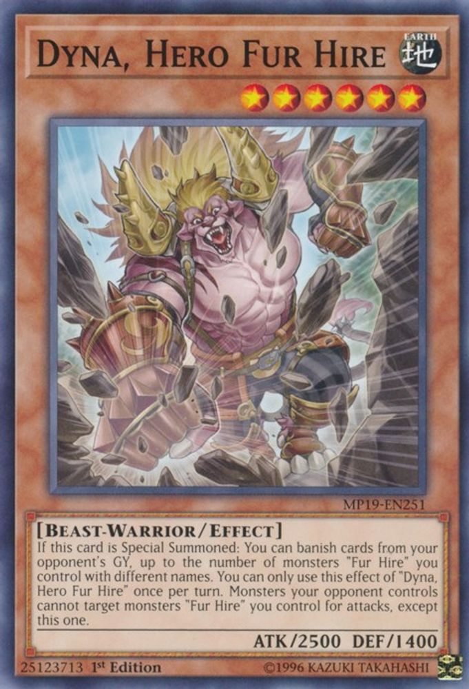 Dyna, Hero Fur Hire (MP19-EN251) - Common