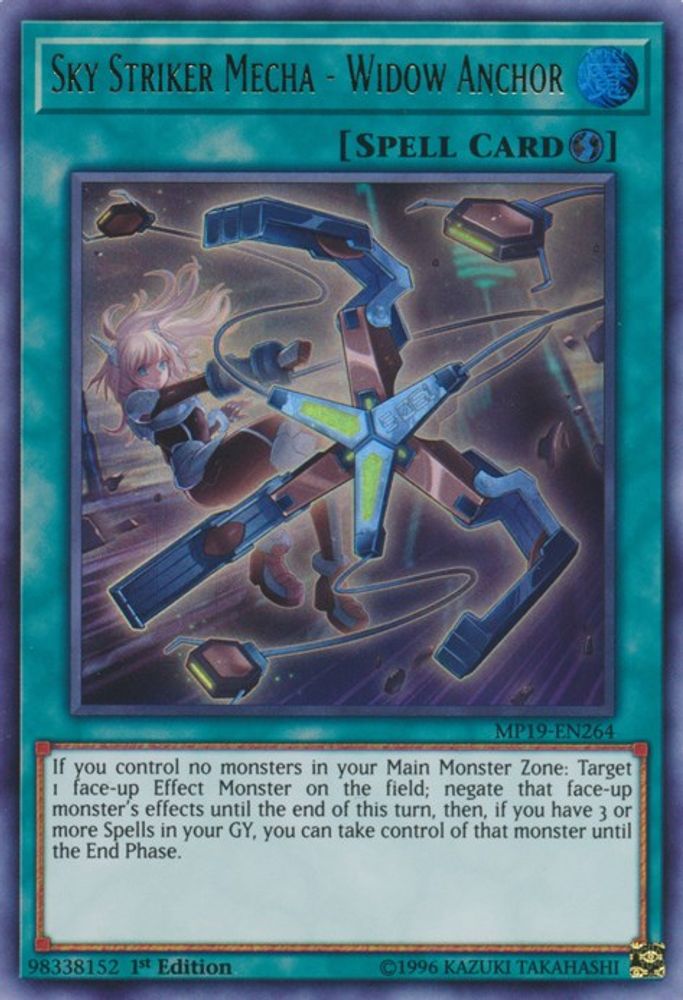 Sky Striker Mecha - Widow Anchor (MP19-EN264) - Ultra Rare