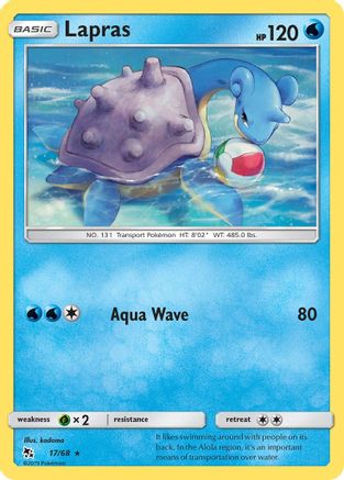 Lapras (17/68) [Soleil et Lune : Destins cachés] 