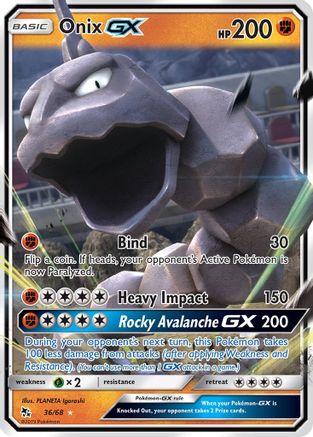 Onix GX 036  - Holofoil - Ultra Rare