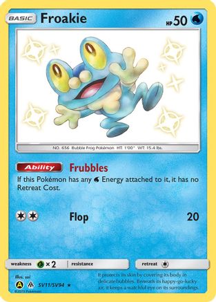 Froakie SV11  - Holofoil - Shiny Holo Rare