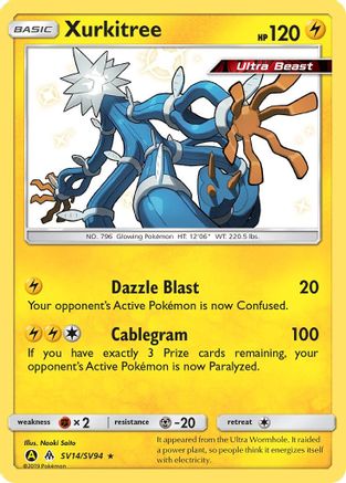 Xurkitree SV14  - Holofoil - Shiny Holo Rare