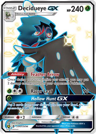 Decidueye GX SV47  - Holofoil - Shiny Holo Rare