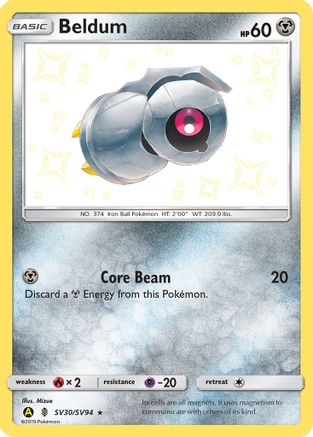 Beldum SV30  - Holofoil - Shiny Holo Rare